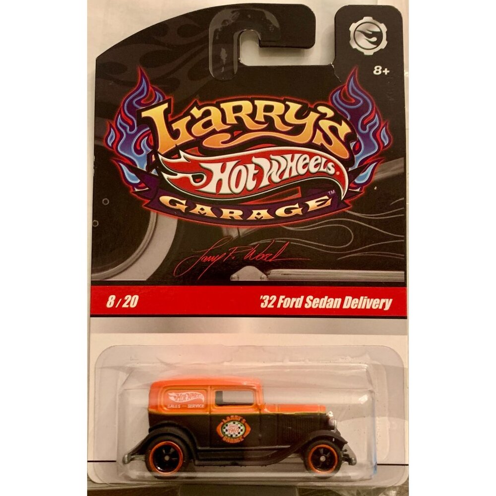 Hot Wheels Larrys Garage 32 Ford Sedan Delivery Die-Cast Car  Collectible Scale